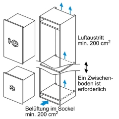 Neff GI1216DE0 N50, Einbau Gefrierschrank, EEK: E, mit 5 Jahren Garantie!