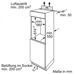 Neff GI1212SE0 N50, Einbau Gefrierschrank, EEK: E, mit 5 Jahren Garantie!