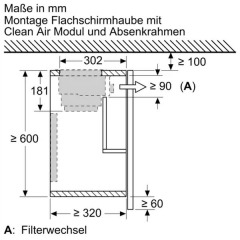 Neff Z51ITD1X1, Long Life Umluftset extern