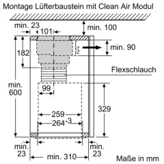 Neff Z51ITD1X1, Long Life Umluftset extern