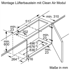 Neff Z51ITD1X1, Long Life Umluftset extern