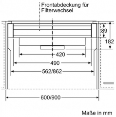 Neff Z51ITD1X1, Long Life Umluftset extern