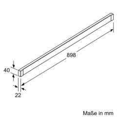 Neff Z54TH90D1, Design-Griffleiste