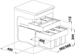 BLANCO Organisationsschublade, 526212