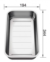 Blanco Multifunktionsschale Edelstahl, 232180