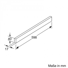 Constructa Griffleiste Edelstahl, CZ5760N1