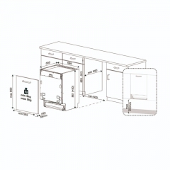 Kppersbusch GX 6500.0V, Einbau XXL Geschirrsplautomat, vollintegrierbar, 60 cm, EEK: E, mit 5 Jahren Garantie!