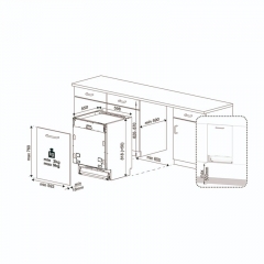 Kppersbusch G 6500.0V, Einbau Geschirrsplautomat, vollintegrierbar, 60 cm, EEK: E, mit 5 Jahren Garantie!