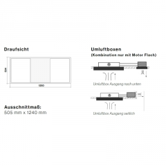 Falmec Skema 120, Design+, Weiss, 120 cm, Deckenlfter, mit 5 Jahren Garantie