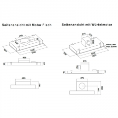 Falmec Skema 120, Design+, Schwarz, 120 cm, Deckenlfter, mit 5 Jahren Garantie