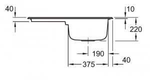 Villeroy & Boch Architectura 45, Farbe i4 Graphit, Classicline