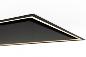 NOVY Pureline Pro Compact 6912 Deckenhaube, 90 cm, schwarz, mit 5 Jahren Garantie