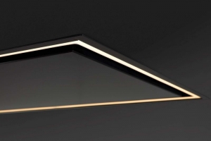 NOVY Pureline Pro 6932 Deckenhaube, 90 cm, schwarz, mit 5 Jahren Garantie