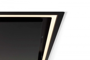 NOVY Pureline Pro 6942 Deckenhaube, 120 cm, schwarz, mit 5 Jahren Garantie