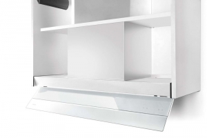 NOVY Fusion Pro Schrankhaube 8741, 90 cm, weiss, Schwenkbarer Schirm mit Glas, mit 5 Jahren Garantie