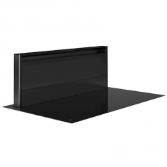 NOVY Panorama Pro 1821 Muldenl�fter mit Induktionskochfeld, schwarz, 88 cm, mit 5 Jahren Garantie