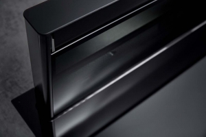 NOVY Panorama Pro 1821 Muldenl�fter mit Induktionskochfeld, schwarz, 88 cm, mit 5 Jahren Garantie