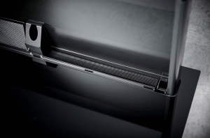 NOVY Panorama Power 1841 Muldenl�fter mit Induktionskochfeld, schwarz, 88 cm, mit 5 Jahren Garantie