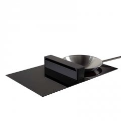 Novy Up Power Wok 40008 Muldenlfter mit Induktions- und Wok Kochfeld, schwarz, 87 cm, mit 5 Jahren Garantie