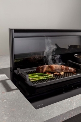 NOVY Panorama Pro 42120 Muldenl�fter mit Induktionskochfeld, schwarz, 120 cm, mit 5 Jahren Garantie