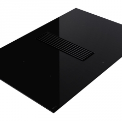 NOVY Easy Pro 1851 Muldenl�fter mit Induktionskochfeld, schwarz, 80 cm, mit 5 Jahren Garantie