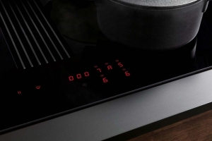 NOVY Easy Pro recirculation 1861 Muldenl�fter mit Induktionskochfeld, schwarz, 80 cm, mit 5 Jahren Garantie