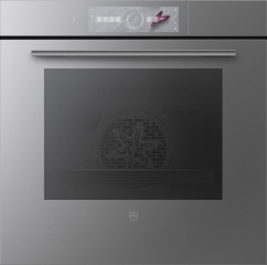 V-ZUG CombairSteamer V6000 60, Dampfbackofen, Spiegelglas platinum, 2303800014, 10 JAHRE GARANTIE!