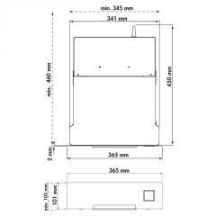 Naber TECFUNCTION Einbau-Sockelsauger SES 10, Edelstahloptik, 8032097