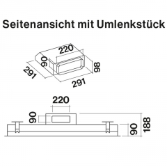 Falmec Nuvola 140 LED, Deckenhaube, 140 cm, Haubenkrper Edelstahl, mit 5 Jahren Garantie