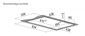 berbel Downline Performance, BKA 83 DLP, Kochfeldabzug, Ab-/Umluft, 199mm HHE, 1100079, 7 JAHRE GARANTIE!