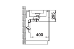 Blanco Lantos II 6S-IF Flachrand Edelstahl Brstfinish, 526628