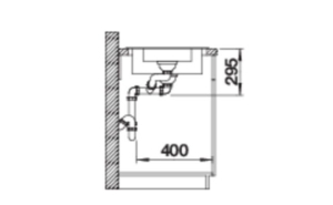 Blanco Tipo II 6S Edelstahl Naturfinish, 526622