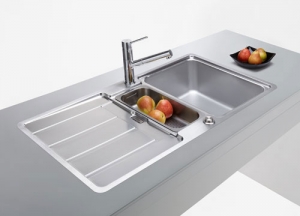 Einzelst�ck Franke Hydros HDX 254 Einbausp�le - SlimTop, Druckknopfventil, 127.0378.733, 10036