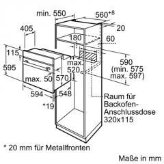 Constructa CF2M50050, Einbaubackofen, Edelstahl, EEK: A, mit 5 Jahren Garantie!