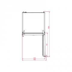 Teka RBF 78720 SS EU, Khl-Gefrierkombination, 192 cm, Edelstahl-Finish, 113400002, mit 5 Jahren Garantie!