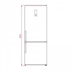 Teka RBF 78720 SS EU, Khl-Gefrierkombination, 192 cm, Edelstahl-Finish, 113400002, mit 5 Jahren Garantie!