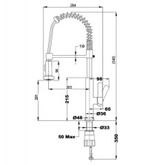 Teka FOT 939, Hochdruck, chrom, 116010002