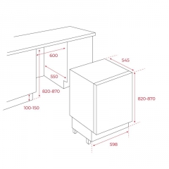 Teka TKI3 145 D EU, Unterbau-Khlschrank, 82 cm, 113470001, mit 5 Jahren Garantie!