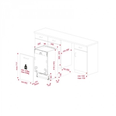 Teka DFI 44700, Geschirrspler vollintegriert, 45 cm, 114310000, mit 5 Jahren Garantie!