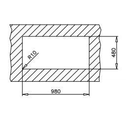 Teka UNIVERSE 60 T-XP 1½B 1D, Edelstahl-Einbausple 60 cm, 115140001