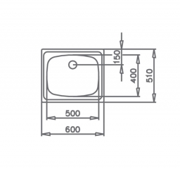 Teka UNIVERSE 60 T-XP 1B, Edelstahl-Einbausple 60 cm, 115010012