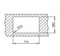 Teka UNIVERSE 50 T-XP 1B 1D MAX, Edelstahl-Einbausple 50 cm, 115110017