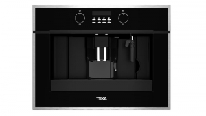 Teka CLC 855 GM, Einbau-Kaffeemaschine, schwarz mit Edelstahlrahmen, 41598030, mit 5 Jahren Garantie!