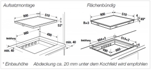 Kppersbusch KI 9550.0 SR, Induktion-Kochfeld 90 cm, rahmenlos, mit 5 Jahren Garantie!