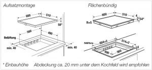 Kppersbusch KI 6130.0 SR, Induktion-Kochfeld 60 cm, rahmenlos, mit 5 Jahren Garantie!