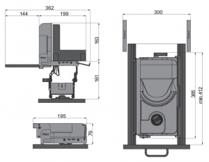 ritter MultiSchneider AES 52, silbermetallic, Schneidgut rechts gefhrt, 1111043