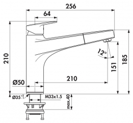 Ideal Standard Ceraplan Neo 3, Einhebelmischer chrom, Hochdruck Schlauchbrause, 5024127