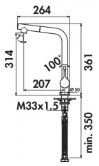 Ideal Standard Ceralook 2, Einhebelmischer chrom, Hochdruck Schlauchbrause, 5024120