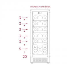 Teka RVU 10020 GBK, Unterbau-Weinkhlschrank, 30 cm, 113610004, mit 5 Jahren Garantie!