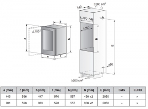 V-ZUG WineCooler V4000 90, Spiegelglas platinum, Linksanschlag, 5110200026, 10 JAHRE GARANTIE!